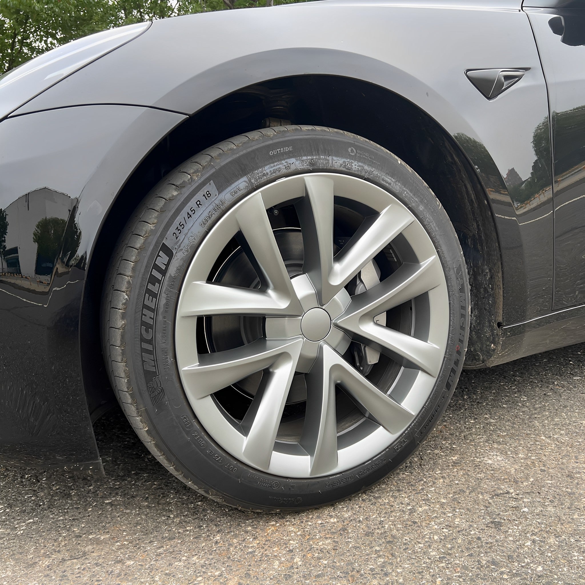Arachnid Style Wheel Covers for Tesla Model 3 18