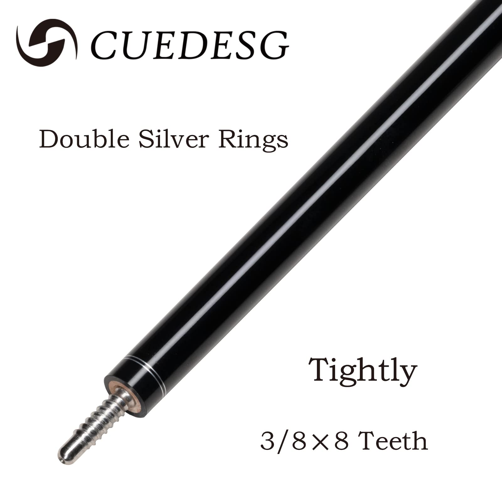 Premium Carbon Fiber Pool Cue Stick - 10.5mm/11.8mm/12.5mm Low Deflection Shaft - Professional Billiard Cue with Protective Case - Perfect for Tournament Play & Home Pool Tables