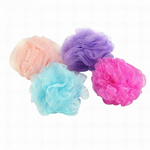 Madames Colorful Bath Sponge Flowers - Soft Exfoliating Bath Towels & Cleaning Supplies for Shower, Spa, and Bathroom Care (Wholesale Bulk Pack)