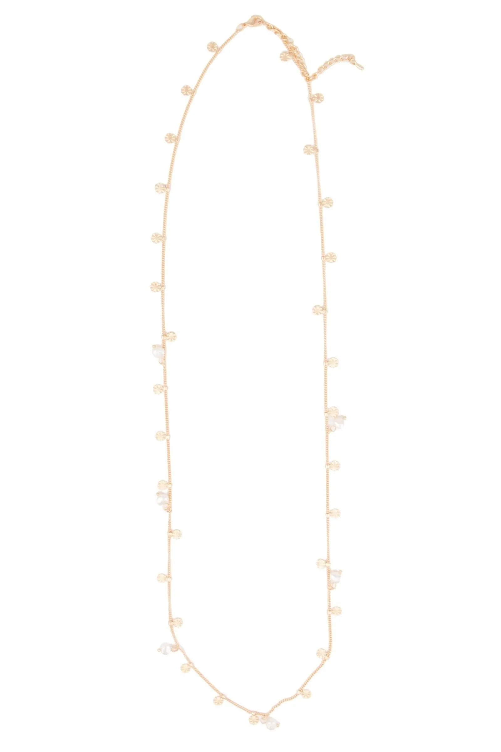 Elegant Pearl Charm Chain Necklace for Women - Dainty Layering Jewelry Gift for Birthday, Anniversary & Valentine's Day - Perfect for Everyday Wear, Date Nights & Special Occasions
