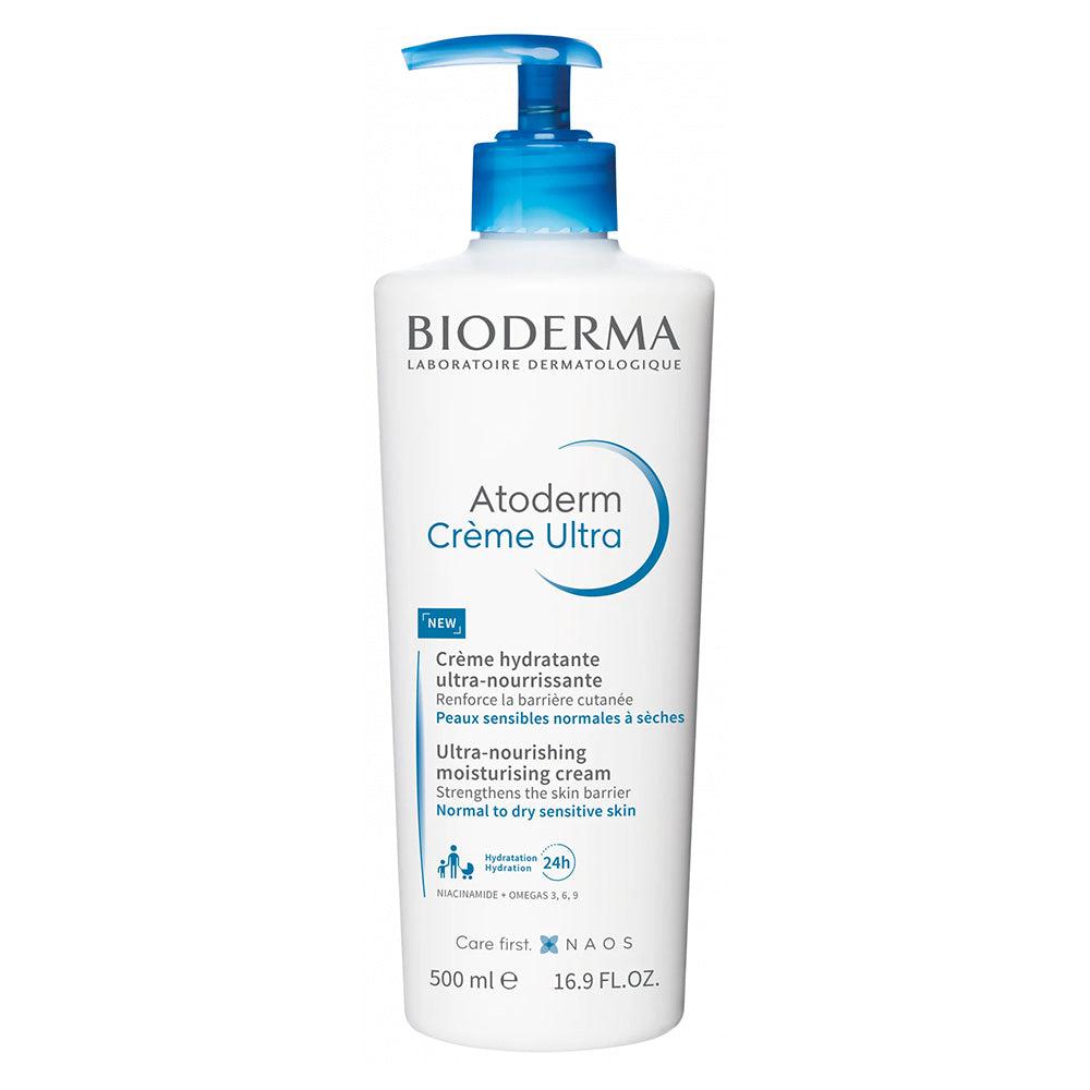 Bioderma Atoderm Intensive Soothing Moisturizing Cream for Dry & Sensitive Skin - Hydrates & Repairs Skin Barrier - Ideal for Face & Body Care - Perfect for Daily Use & Post-Procedure Skin Recovery