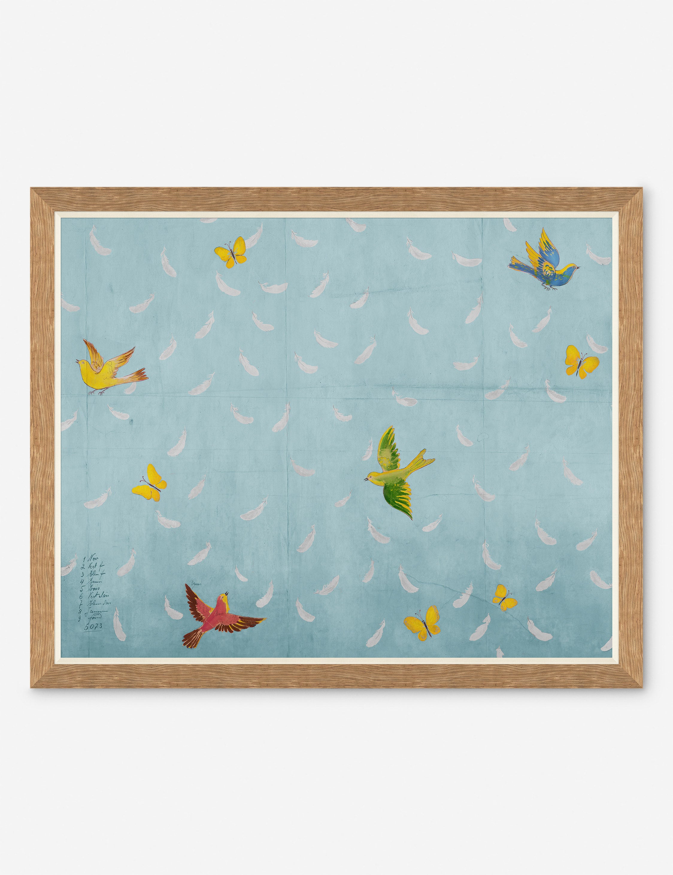 Feather Print Scarf by Paule Marrot - Lightweight Fashion Accessory for Women, Perfect for Spring & Fall Outfits