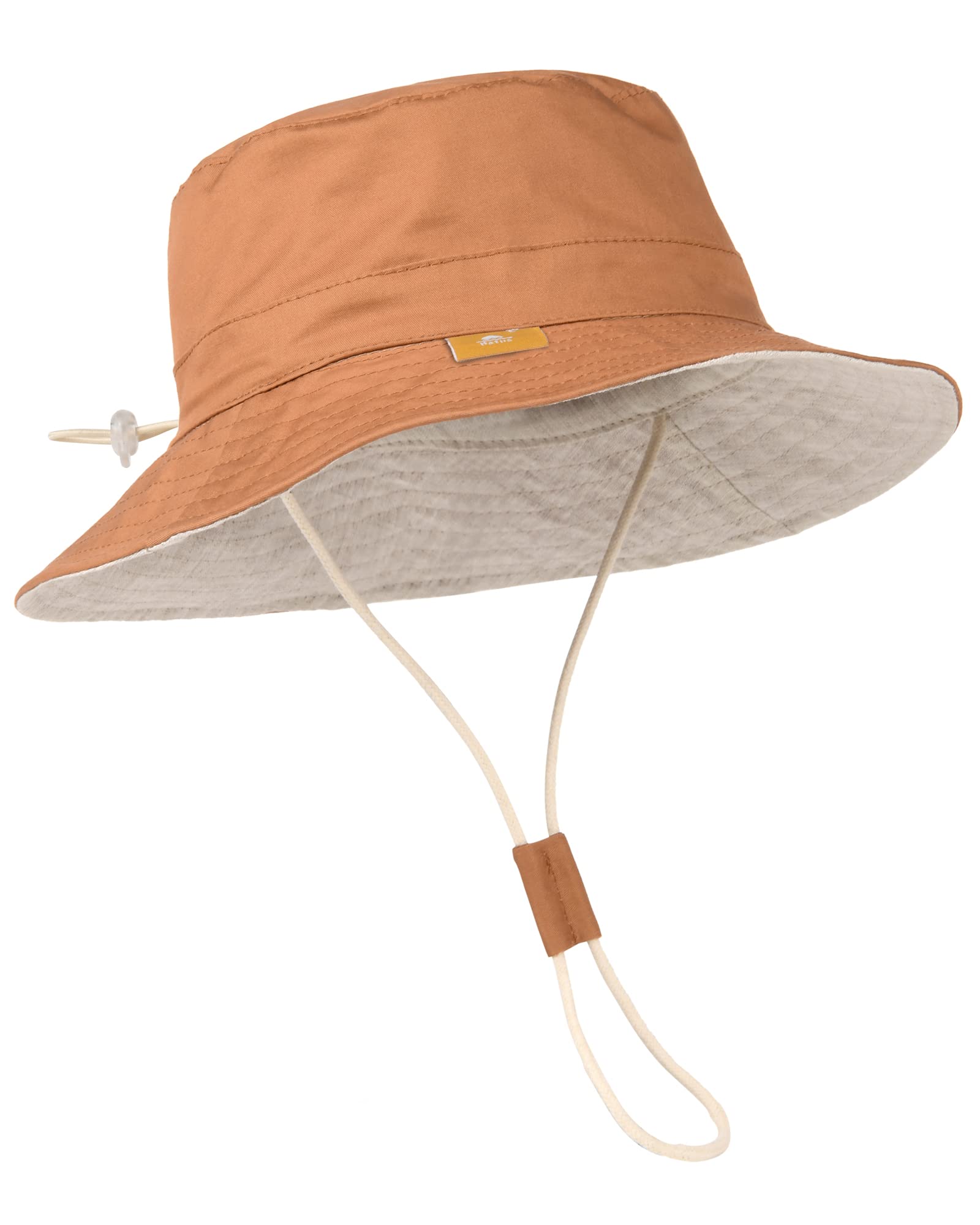 Baby Sun Hat for Boys & Girls - UPF 50+ UV Protection Summer Bucket Hat for Toddlers & Kids - Breathable Cotton Beach Hat for Outdoor, Park, and Beach Activities