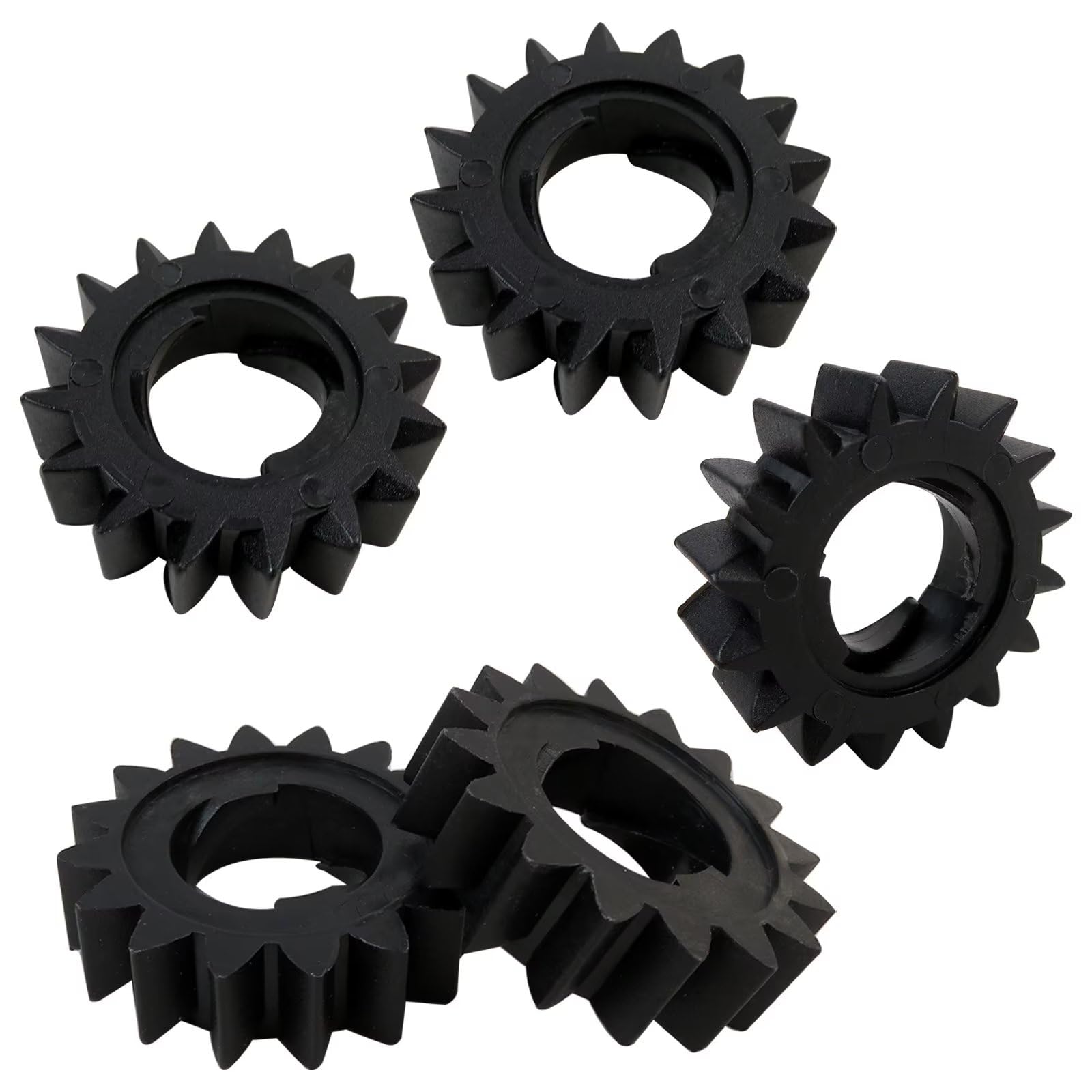 5Pcs 16-Tooth Starter Motor Pinion Gear Replacement for Briggs & Stratton Engines 280104, 4114, 4152, 4194, 693058, 693059, 695708 - Compatible with Lawn Tractors & Mowers - Durable Engine Starter Gear for Smooth Lawn Maintenance