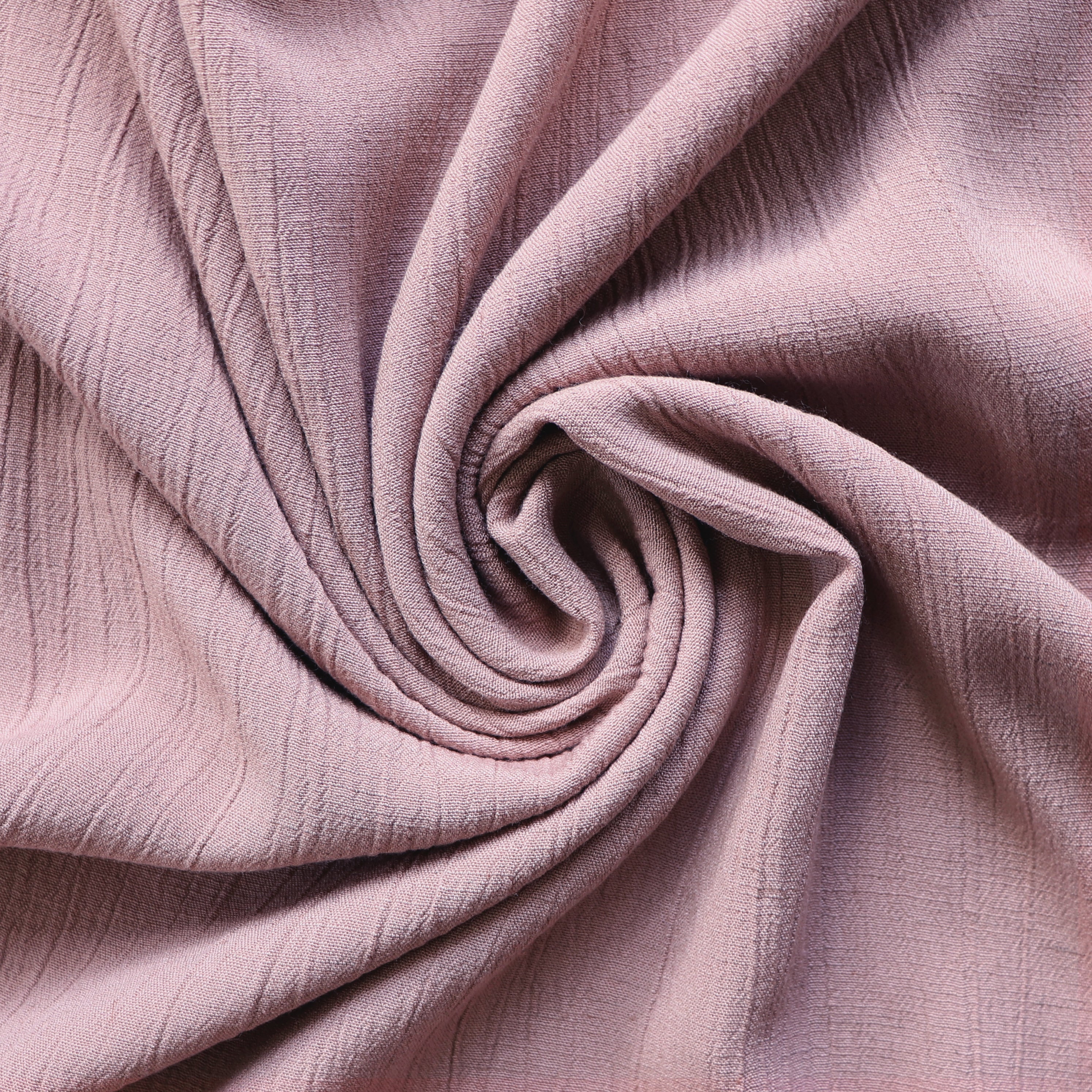 Soft Viscose Linen Crinkle Blush Fabric - Perfect for Summer Dresses, Boho Skirts & Lightweight Home Decor