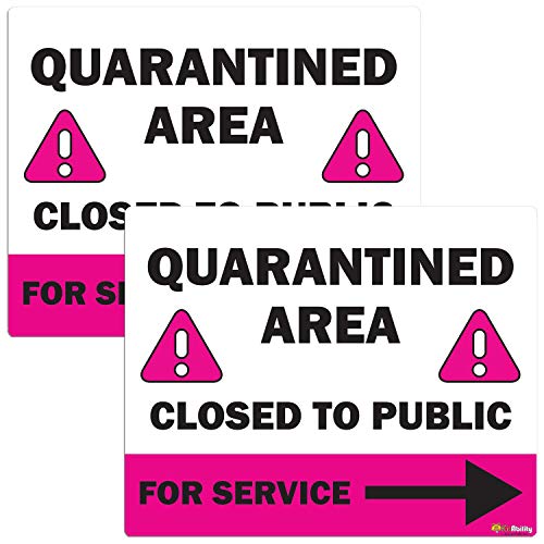 Quarantined Area - Service to Right, Pink