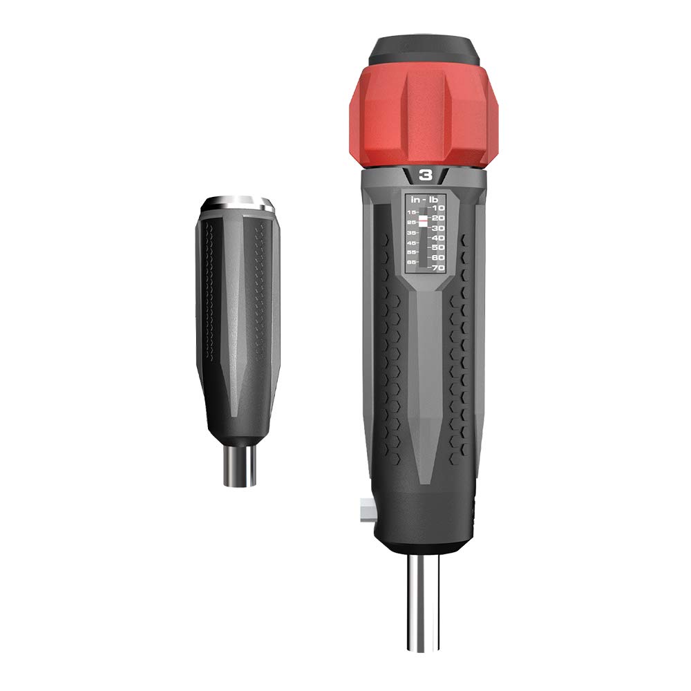 Real Avid Gunsmithing Torque Wrench Kit - All-in-One Torque Driver Tool with Screwdriver Bit Set & Precise 1 Inch/Pound Settings for Scope Mounting | Premium Gunsmith Kit for Rifle, Pistol & Firearm Maintenance | Perfect for Hunting, Shooting Range & Gunsmithing Projects