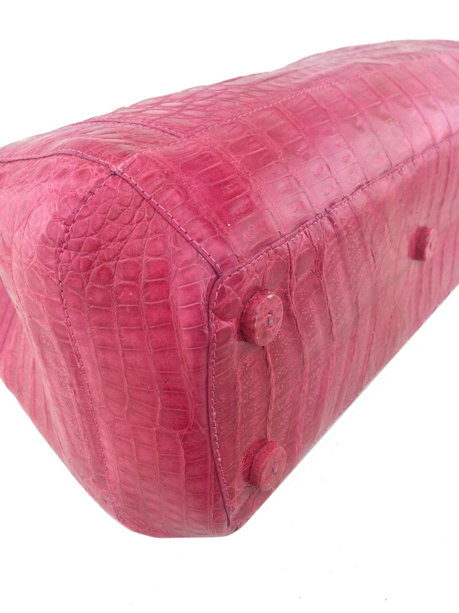 Nancy Gonzalez Medium Crocodile Tote Bag - Luxury Designer Handbag for Women, Genuine Crocodile Leather Purse - Perfect for Work, Travel & Everyday Use
