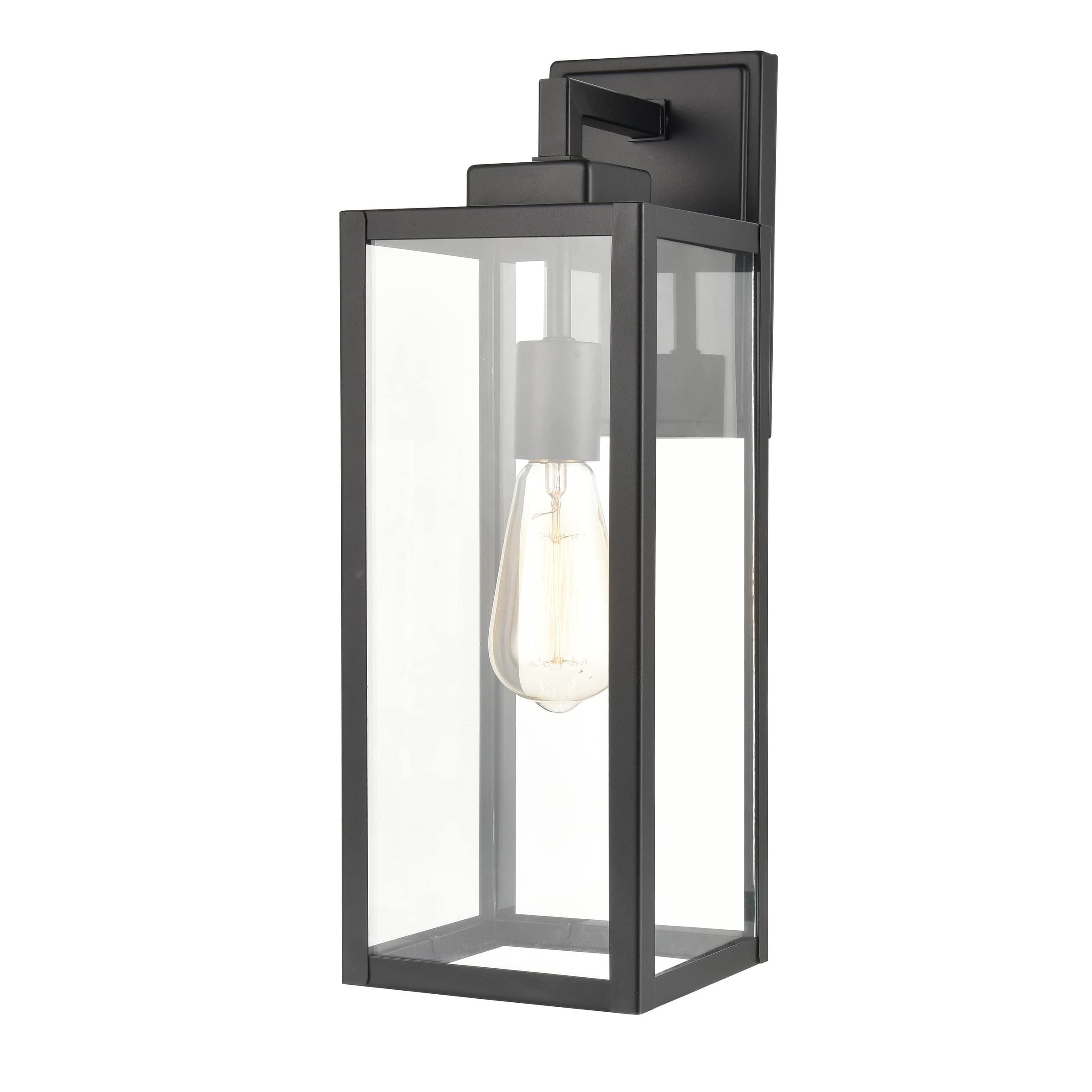 Millennium 60081-PBZ Outdoor Wall Light Sconce - Bronze Powder Coat Finish - Weatherproof Exterior Lighting for Porch, Patio & Entryway