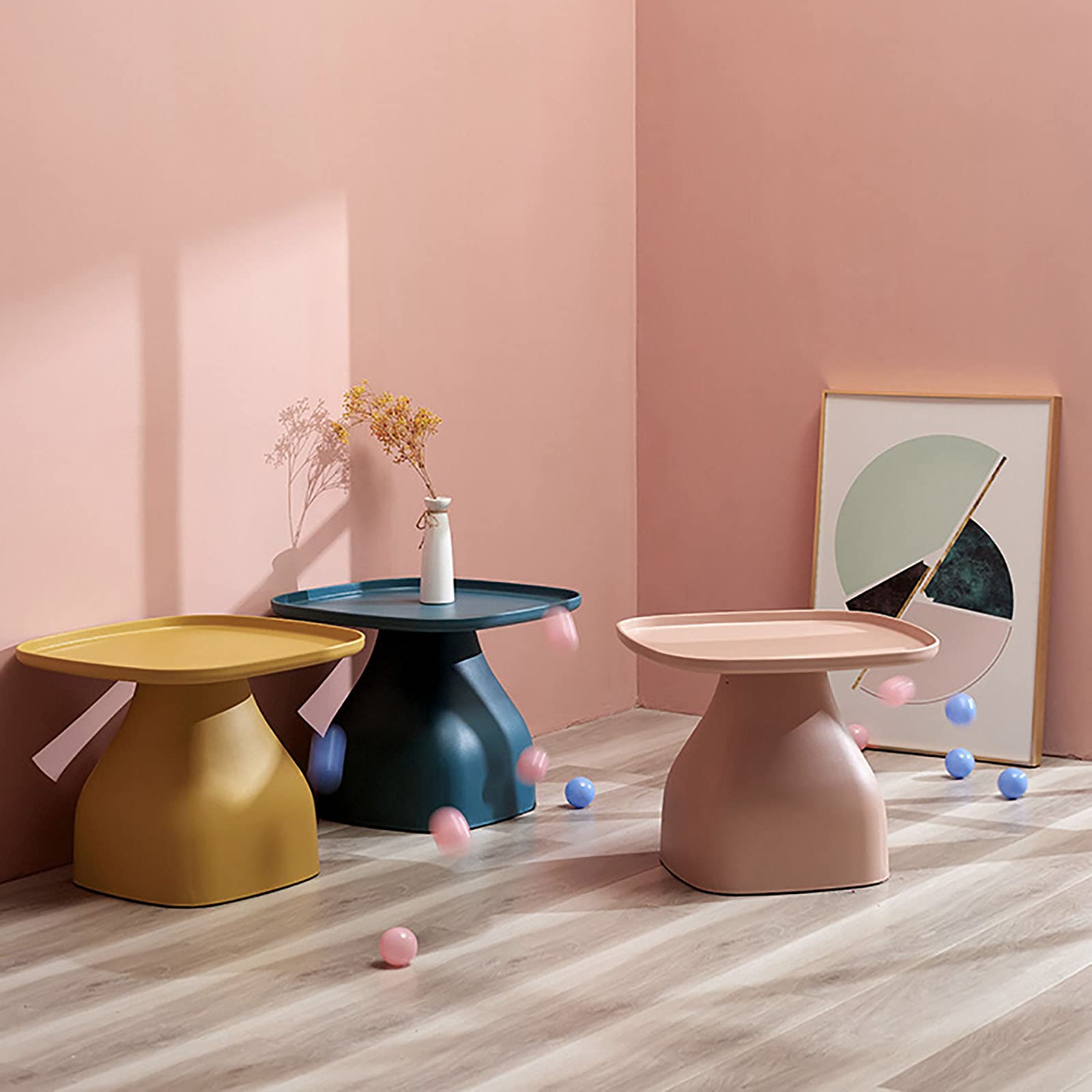 Square Plastic PP End Table - 48