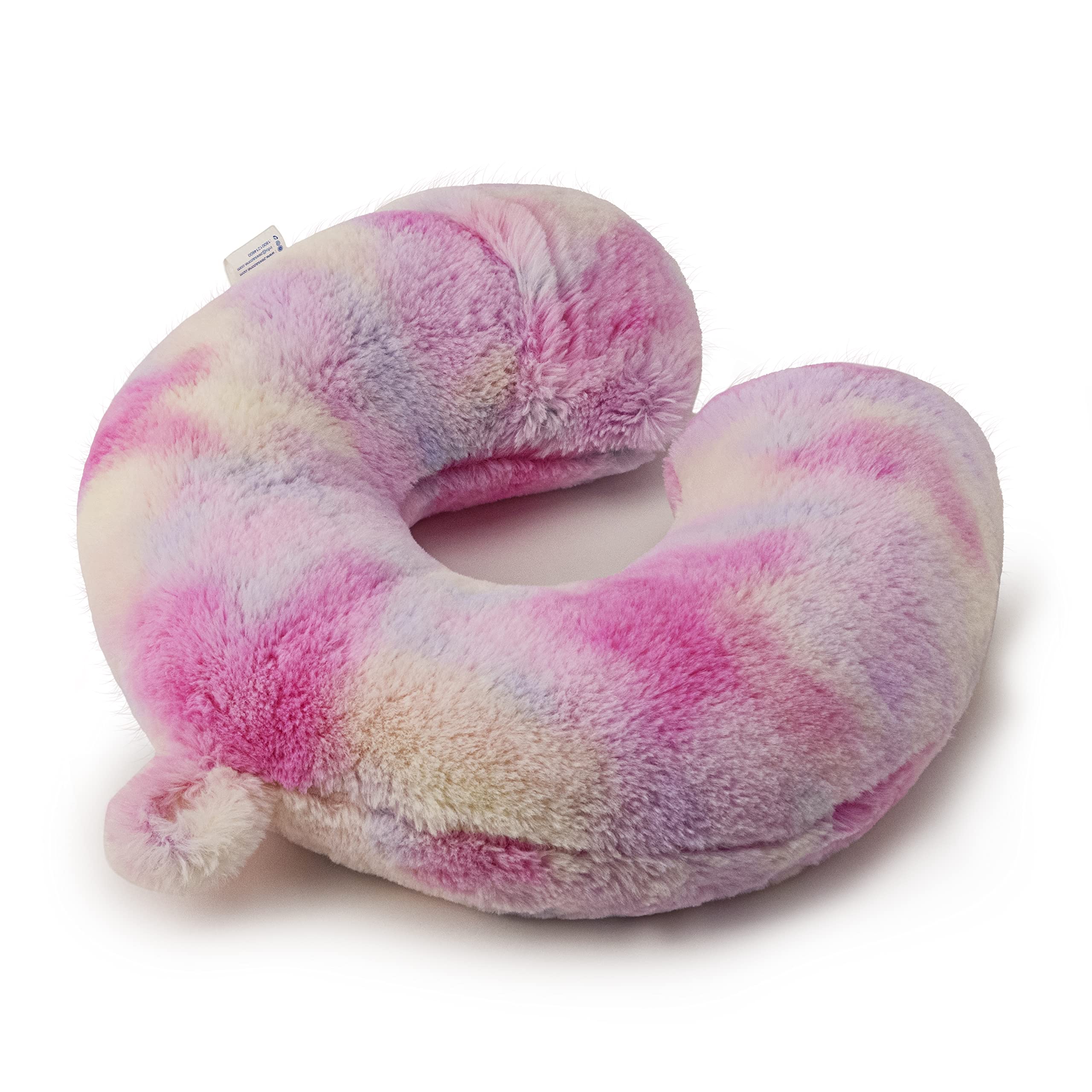 ZEXSAZONE Ultra Soft Plush Neck Pillow for Travel - Airplane, Car & Train Use - Comfortable Head Support Pillow for Sleeping, Relaxation & Long Trips