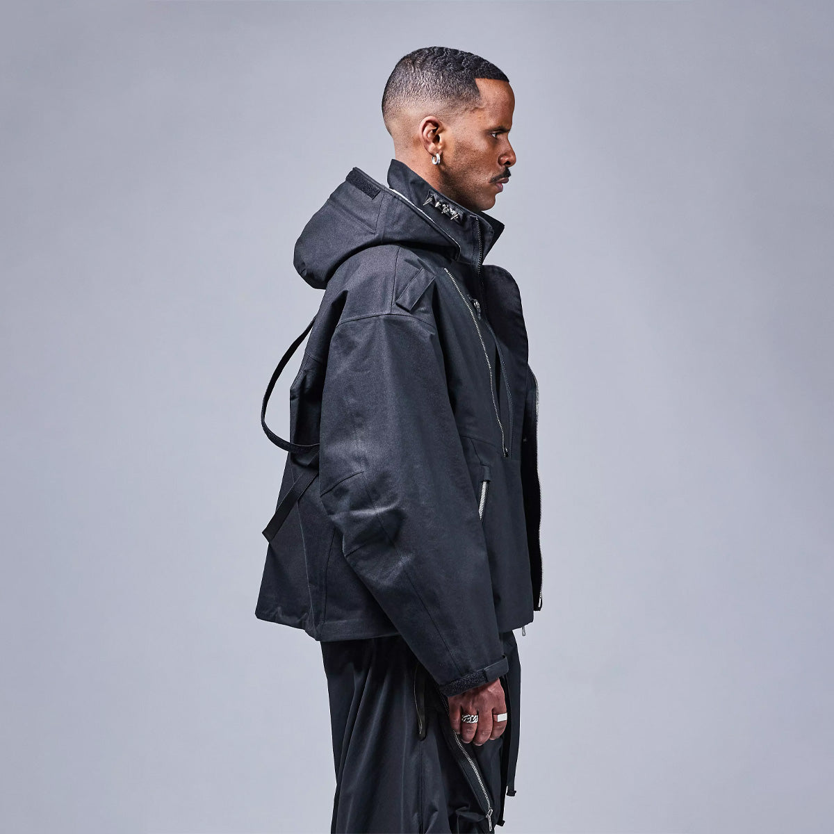 Acronym J68W Bg Black Jacket - Waterproof Urban Techwear for Men | Perfect for Outdoor Adventures & Streetwear Fashion