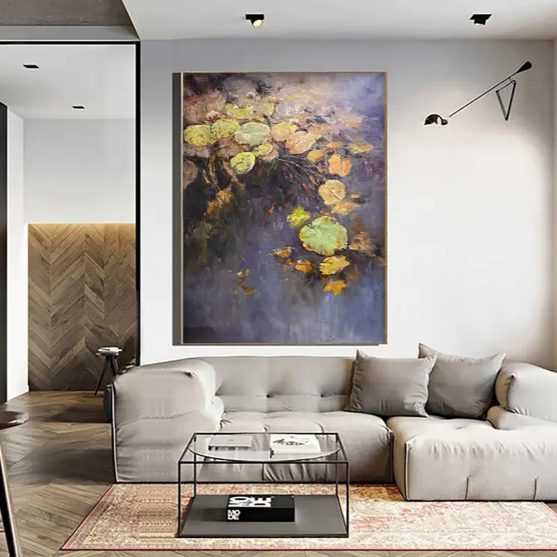 Flower And Tree Painting #FT 014 - Handmade Canvas Artwork for Home & Office Decor | Perfect for Living Room, Bedroom Wall Decoration