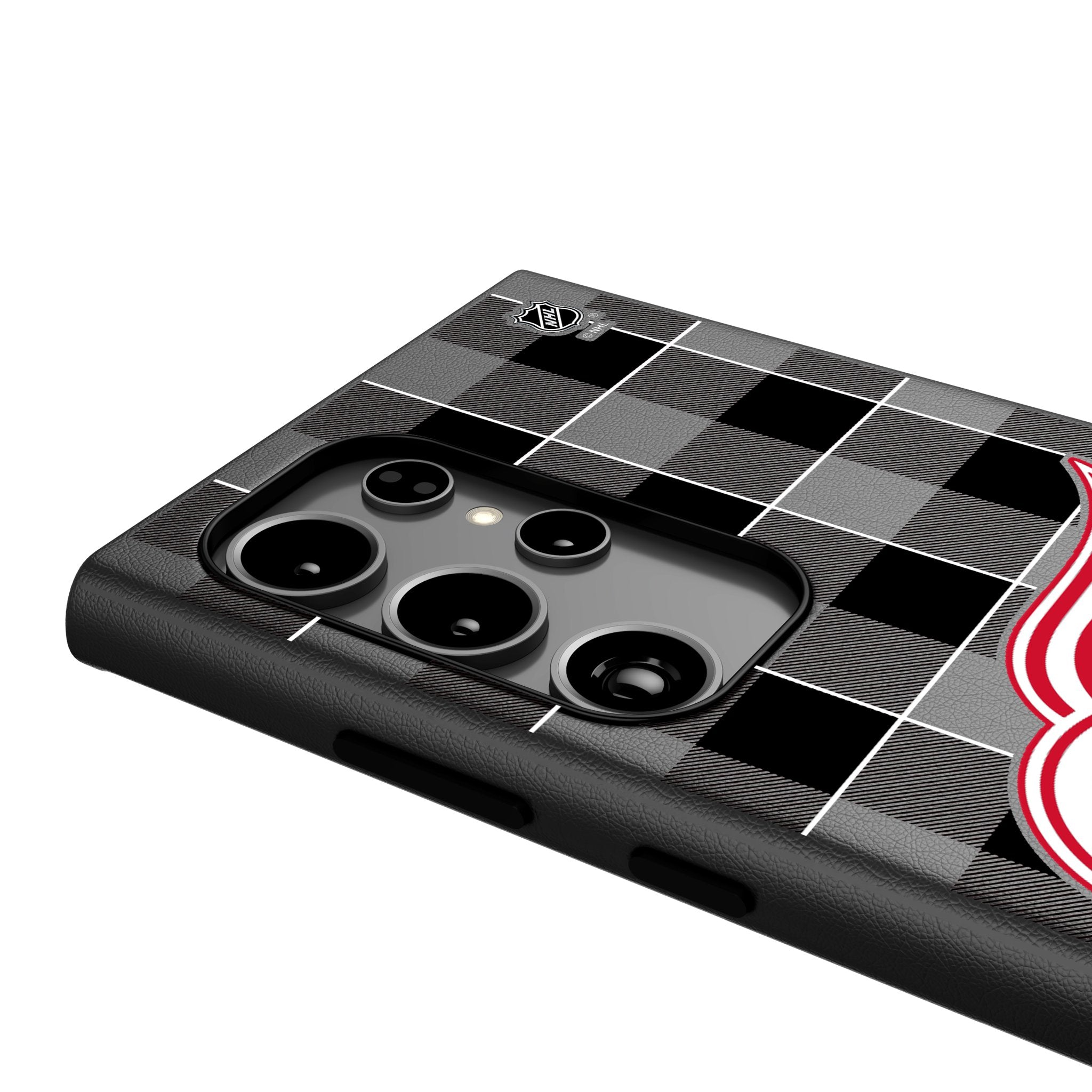 Detroit Red Wings Plaid MagSafe Compatible Phone Case for Samsung Galaxy S23/S22/S21 - Durable Protective Cover for Hockey Fans - Perfect for Game Day & Everyday Use