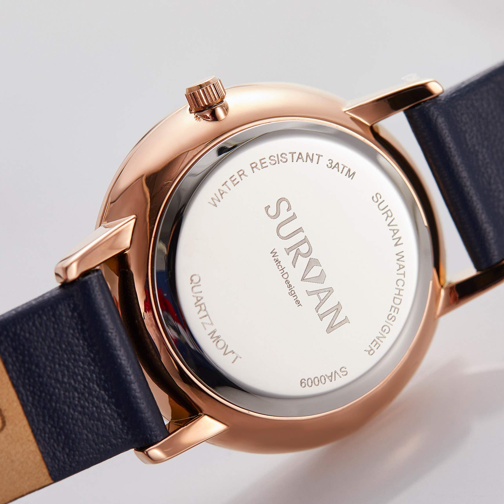 Elegant Women's Watches with Stainless Steel Case, Square & Round Dial Quartz Watch - Genuine Leather Strap, Waterproof, Minimalist Design for Work, Party & Everyday Wear