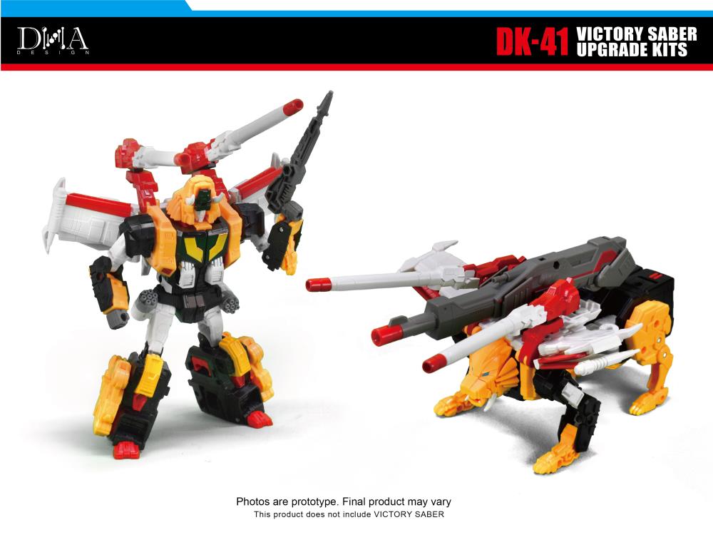 DNA Design DK 41 Upgrade Kit for HasLab Victory Leo - Transformers Action Figure Accessories for Collectors - Perfect for Display and Customization