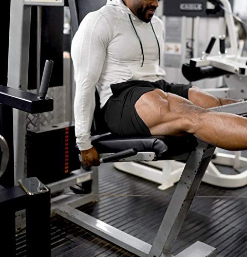 EVERWORTH Men's 5 Inch Inseam Athletic Shorts - Gym Workout, Running, Bodybuilding & Casual Wear - Lightweight Quick-Dry Training Shorts for Sports & Everyday Use