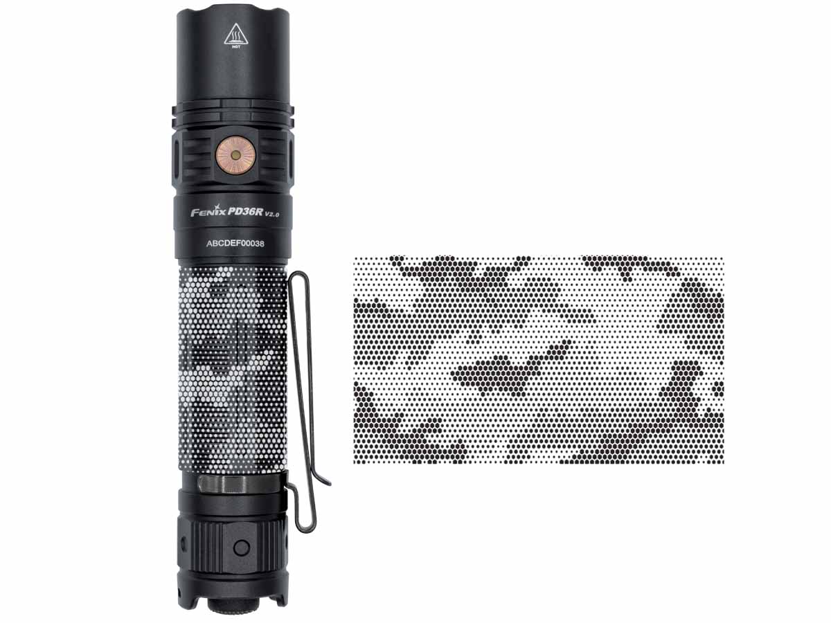 Fenix PD36R V2.0 Rechargeable Tactical Flashlight 1600 Lumens with USB-C Charging - Perfect for Camping, Hiking, Emergency & Outdoor Adventures
