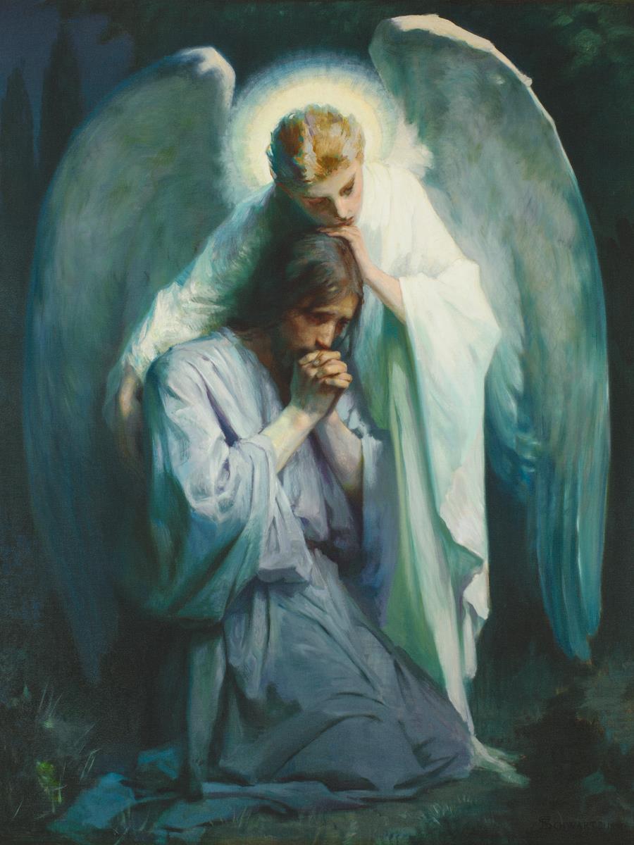 Agony in the Garden - Religious Art Print - Biblical Wall Decor for Home, Church & Office - Jesus Christ Prayer Scene - Christian Gift Idea