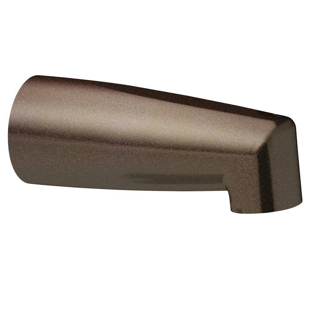 Moen 7-Inch Tub Spout with Diverter, Slip Fit, Oil Rubbed Bronze Finish (Model 3829ORB) - Perfect for Bathroom Faucet Replacement and Shower Upgrades