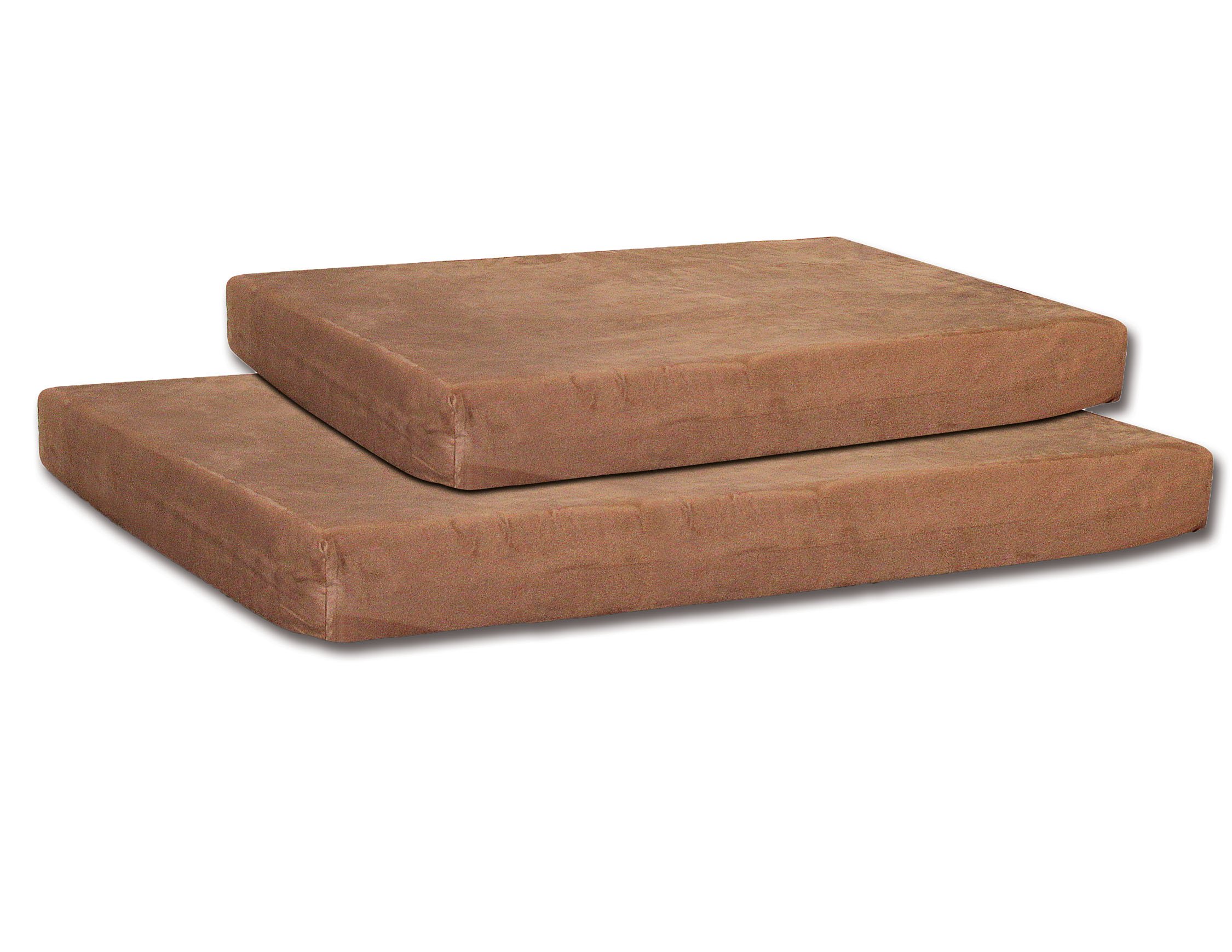 Furniture of America Pups Gel Memory Foam Pet Mattress - Orthopedic Support for Dogs, Tan, X-Large (40