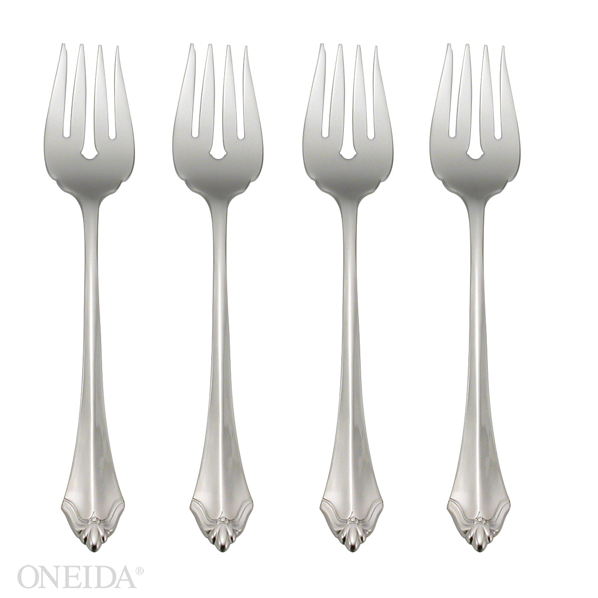 Kenwood Stainless Steel Salad Forks Set of 4 - Elegant Flatware for Dinner Parties, Picnics & Everyday Dining