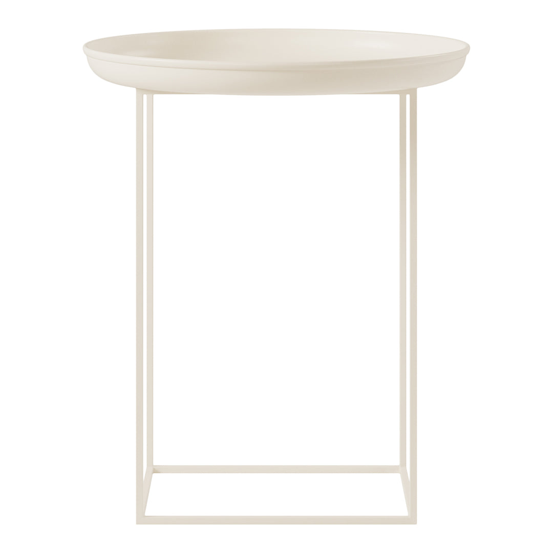 Nørr11 Design House Duke Side Table - Modern Scandinavian Coffee Table for Living Room, Bedroom & Office - Stylish End Table with Wooden Frame & Metal Legs - Perfect for Home Decor & Small Spaces