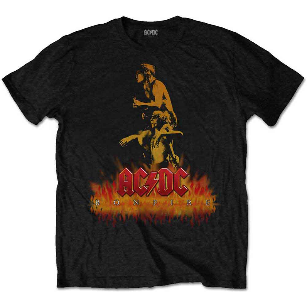 AC/DC Rock Band Vintage Graphic T-Shirt - Soft Cotton Unisex Tee for Concerts, Parties & Casual Wear | Bonfire Collection