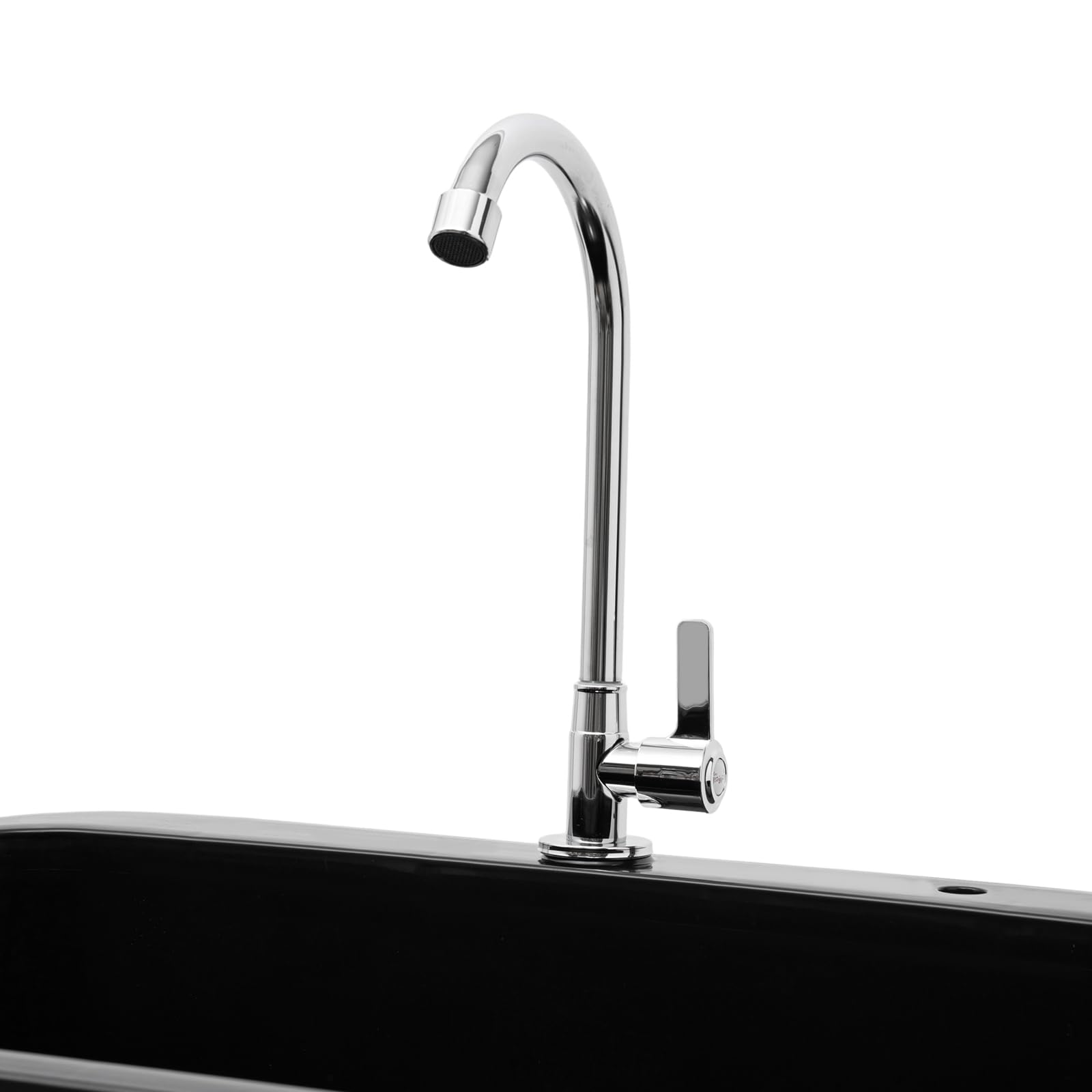 Utility Sink Laundry Tub with 360° Rotating Faucet - Heavy Duty Indoor/Outdoor Freestanding Sink with Drain Kit & Hoses - Perfect for Laundry Room, Garage, Garden & Workshop Cleaning