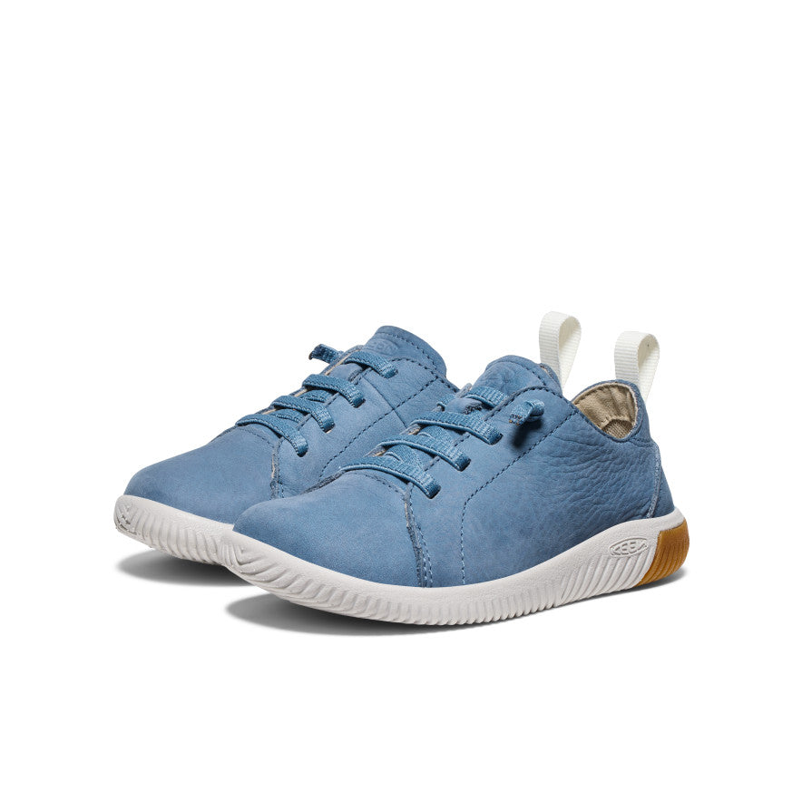 KNX Little Kids' Leather Sneakers - Coronet Blue/Vapor | Comfortable & Durable Shoes for Boys & Girls | Perfect for School, Play & Everyday Wear