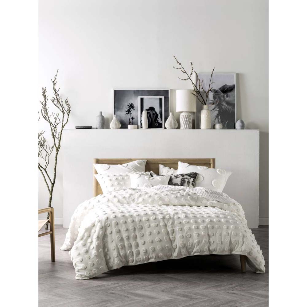 Premium Haze White Quilt Cover Set - Single Bed Size (39