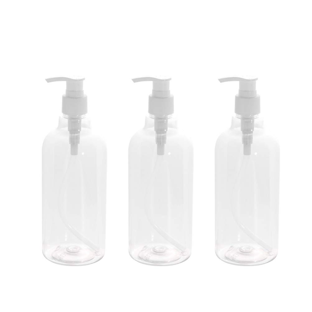 Cabilock 3-Piece Shampoo Dispenser Bottles Set - Leak-Proof Travel Shampoo Containers for Toiletries, Bathroom & Gym Essentials (Great for Shower, Camping & Air Travel)
