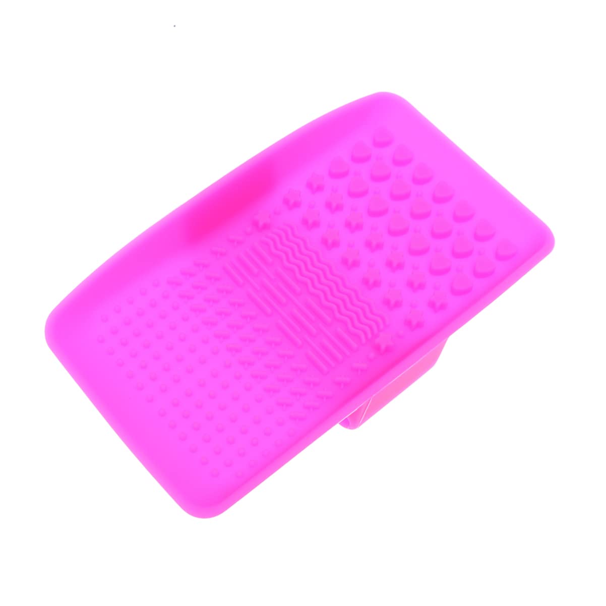 EXCLUZO Silicone Makeup Brush Cleaner - Durable Scrubber Board & Cleaning Pad for Washing Cosmetic Brushes - Perfect for Home, Salon, and Travel Use (1pc)