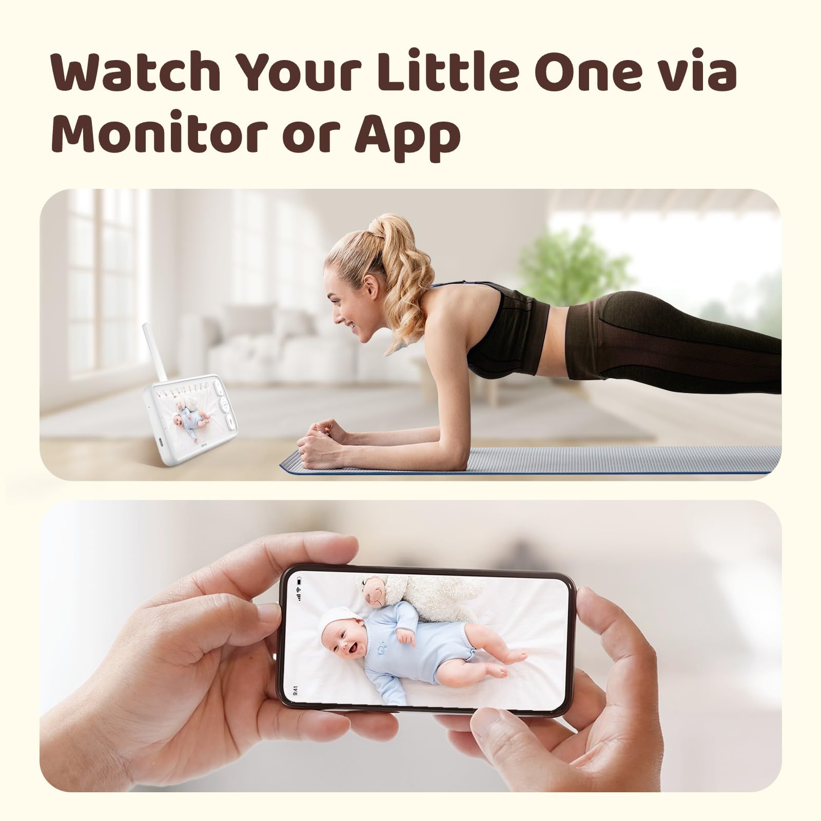 NETVUE Baby Monitor with 5