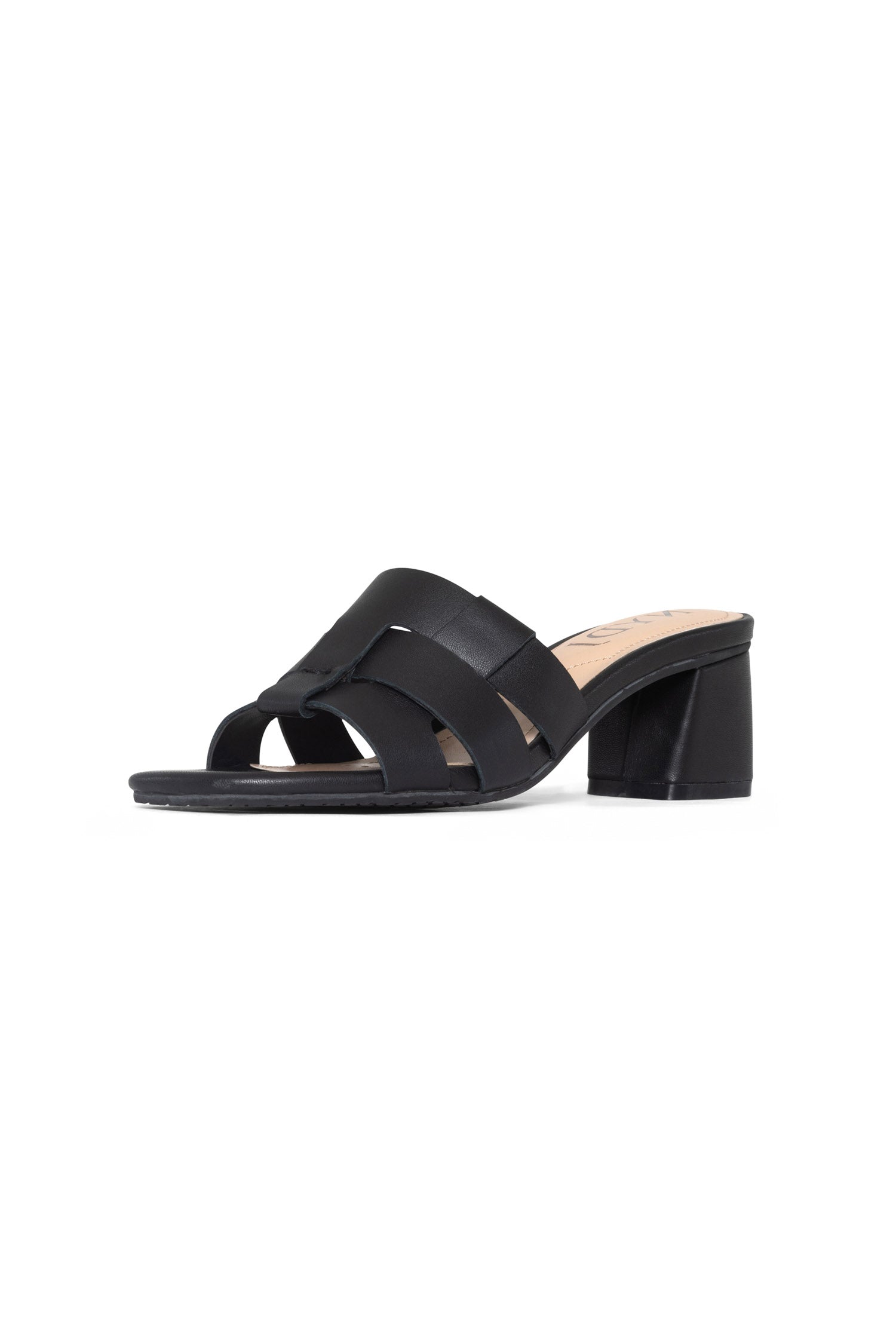 Gloriana Women's Black Mule Sandals - Comfortable Slip-On Shoes for Casual Outings & Summer Wear