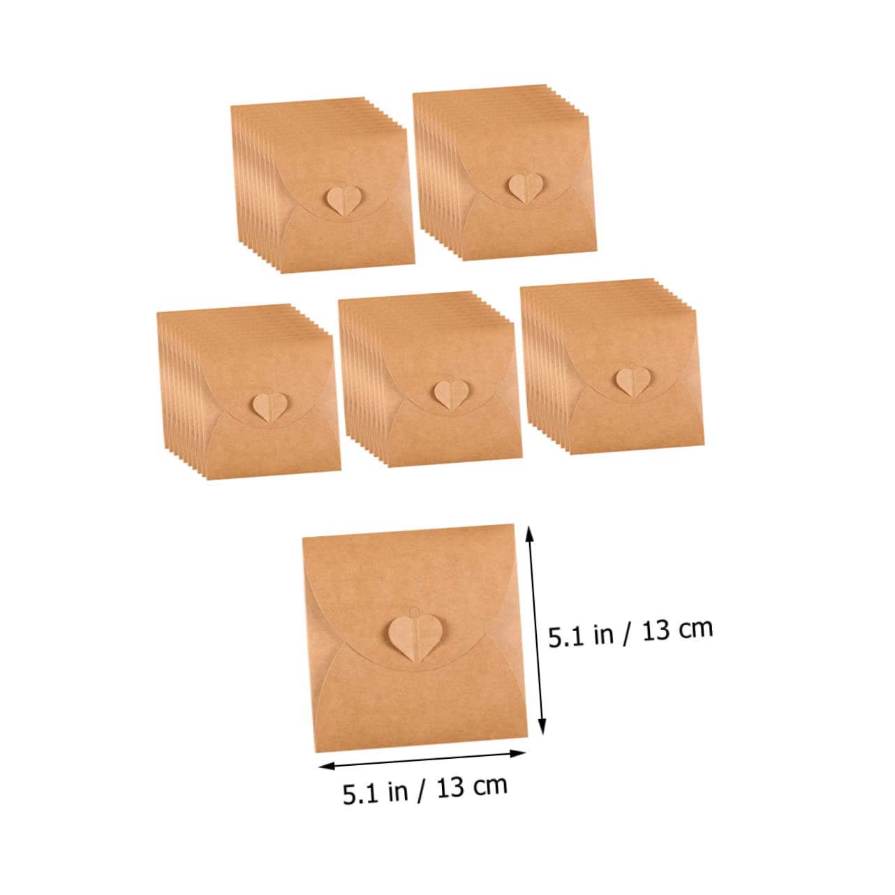 200 Pcs Kraft Paper CD/DVD Sleeves - Eco-Friendly Blank Storage Envelopes for Music, Movies & Data Discs | Perfect for Home Organization, Media Archiving & Retail Packaging