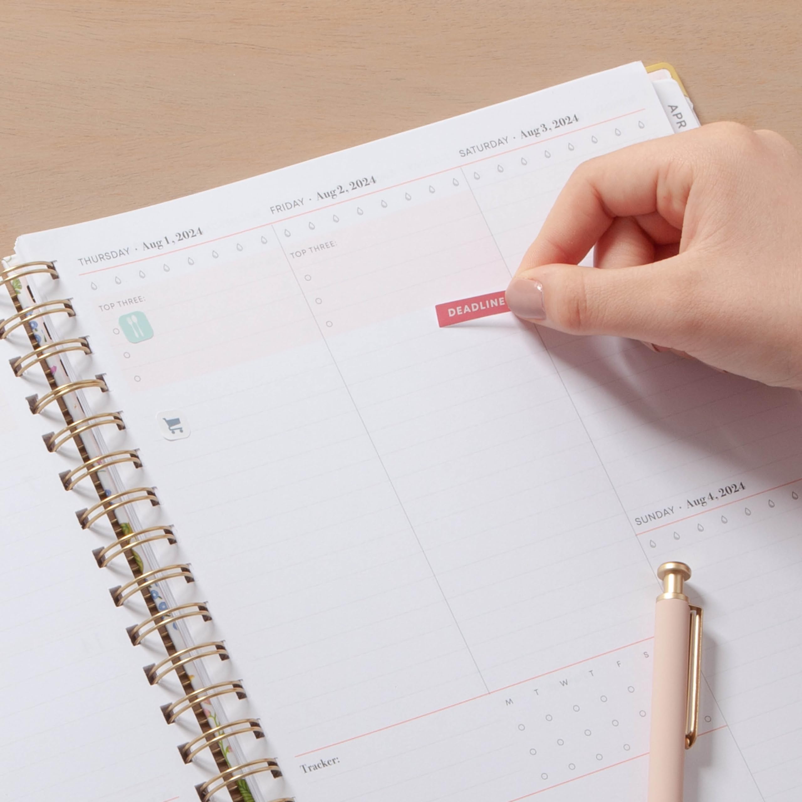 Blue Sky 2024-2025 Academic Planner - Weekly & Monthly Calendar, 8.5