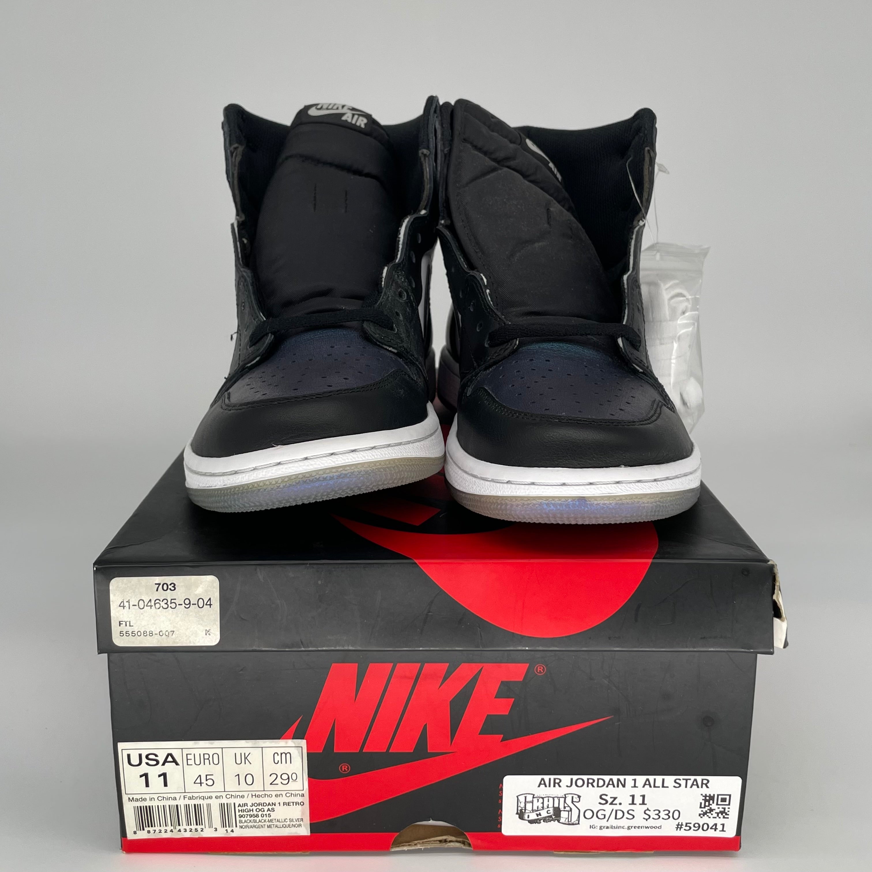 AIR JORDAN 1 ALL STAR Basketball Shoes Men's Size 11 - Style 907958-015 | Retro High Top Sneakers for NBA Games & Street Fashion