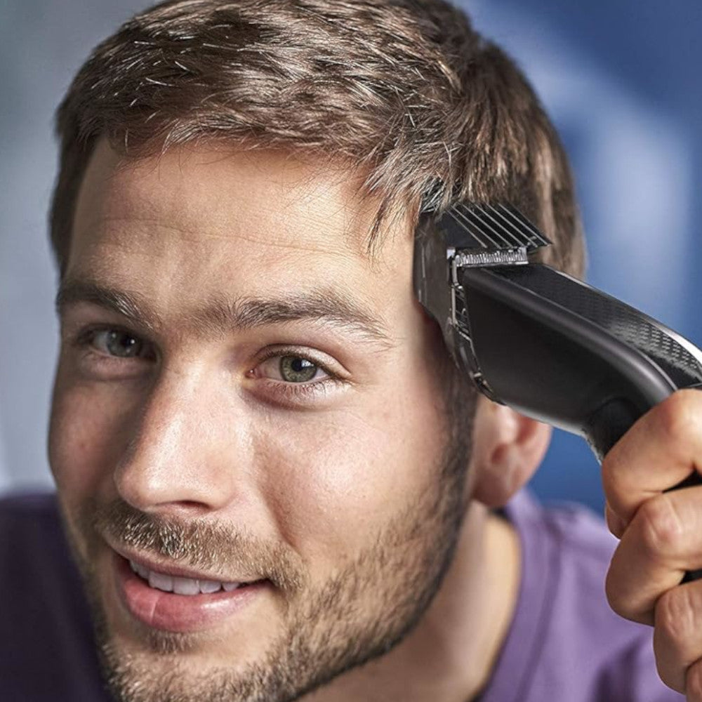 PHILIPS HC7650/14 Series 7000 Rechargeable & Washable Hair Clipper for Men - Professional Cordless Hair Trimmer with Self-Sharpening Blades - Perfect for Home Haircuts, Beard Trimming, and Personal Grooming