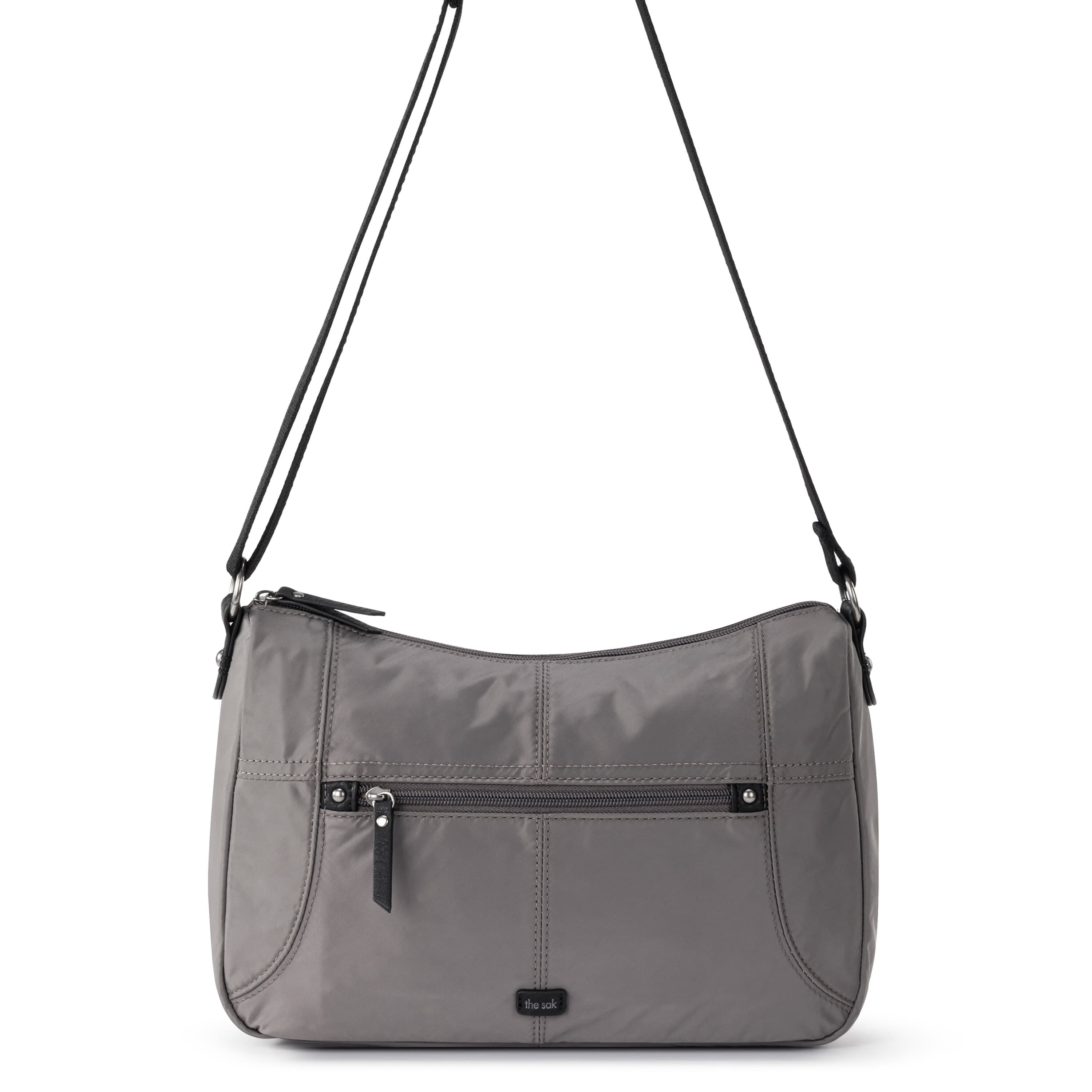 Esperato Hobo Bag - Eco-Friendly Twill Fabric in Slate Color - Perfect for Work, Travel & Everyday Use