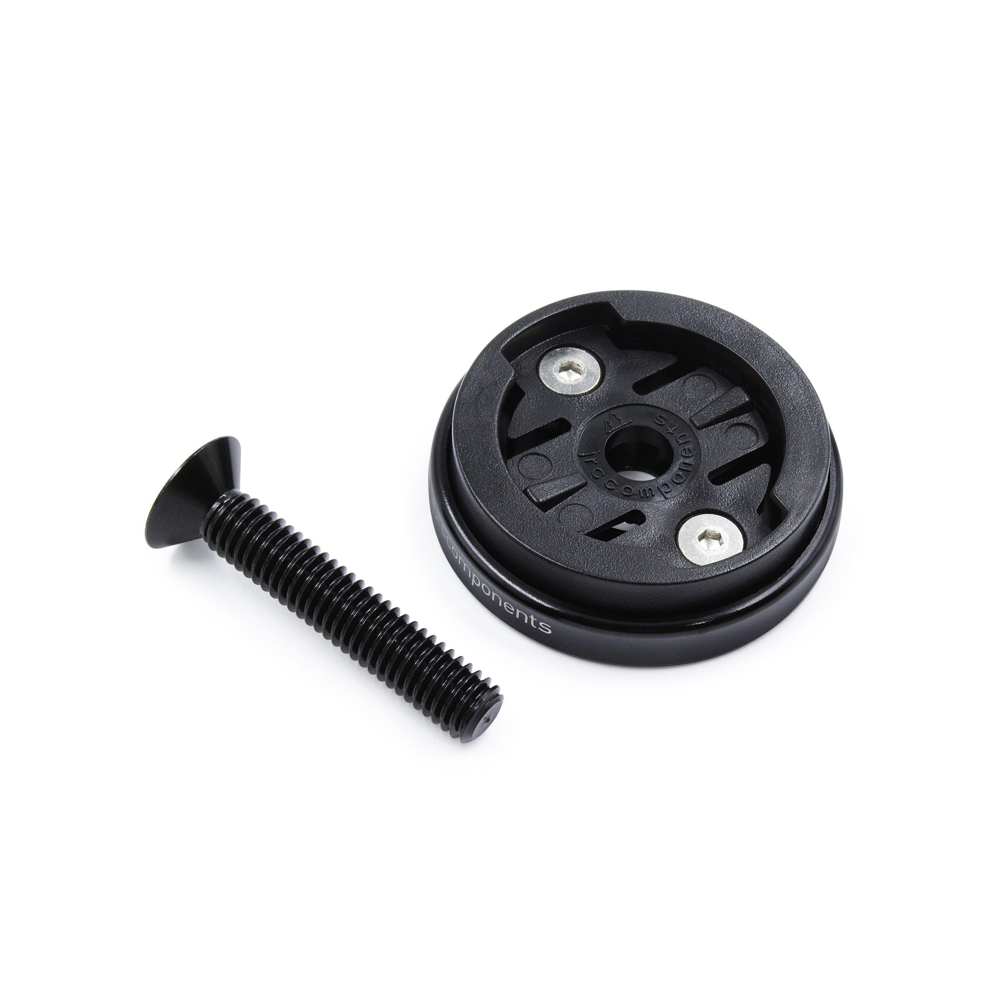 JRC Components Enkei Top Cap Bike Stem Mount for Garmin Edge Series - Lightweight CNC 6061-T6 Aluminum Bike Computer Mount - Compatible with 1 1/8