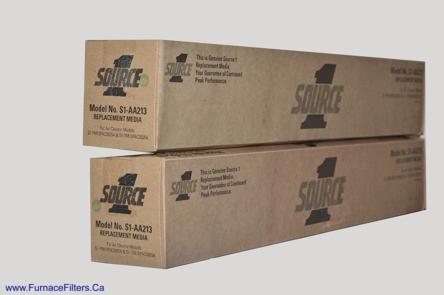 YORK Source 1 S1 AA213 MERV 13 Air Filter - 2 Pack | High Efficiency HVAC Furnace & AC Replacement Filters for Home & Office Use