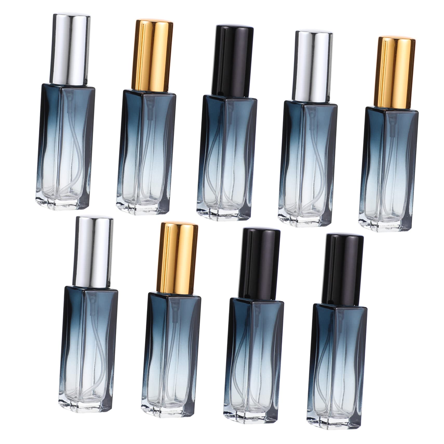 minkissy 9-Pack 10ml Empty Refillable Perfume Spray Bottles - Travel-Sized Leakproof Mini Atomizer for Essential Oils, Fragrances & Cosmetics | Perfect for Travel, Gym, Purse & Home Use