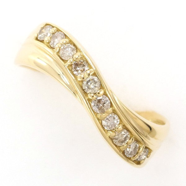 18K Yellow Gold Diamond Ring for Women - Elegant Solitaire Engagement & Wedding Band - Perfect for Proposals, Anniversaries, and Special Occasions