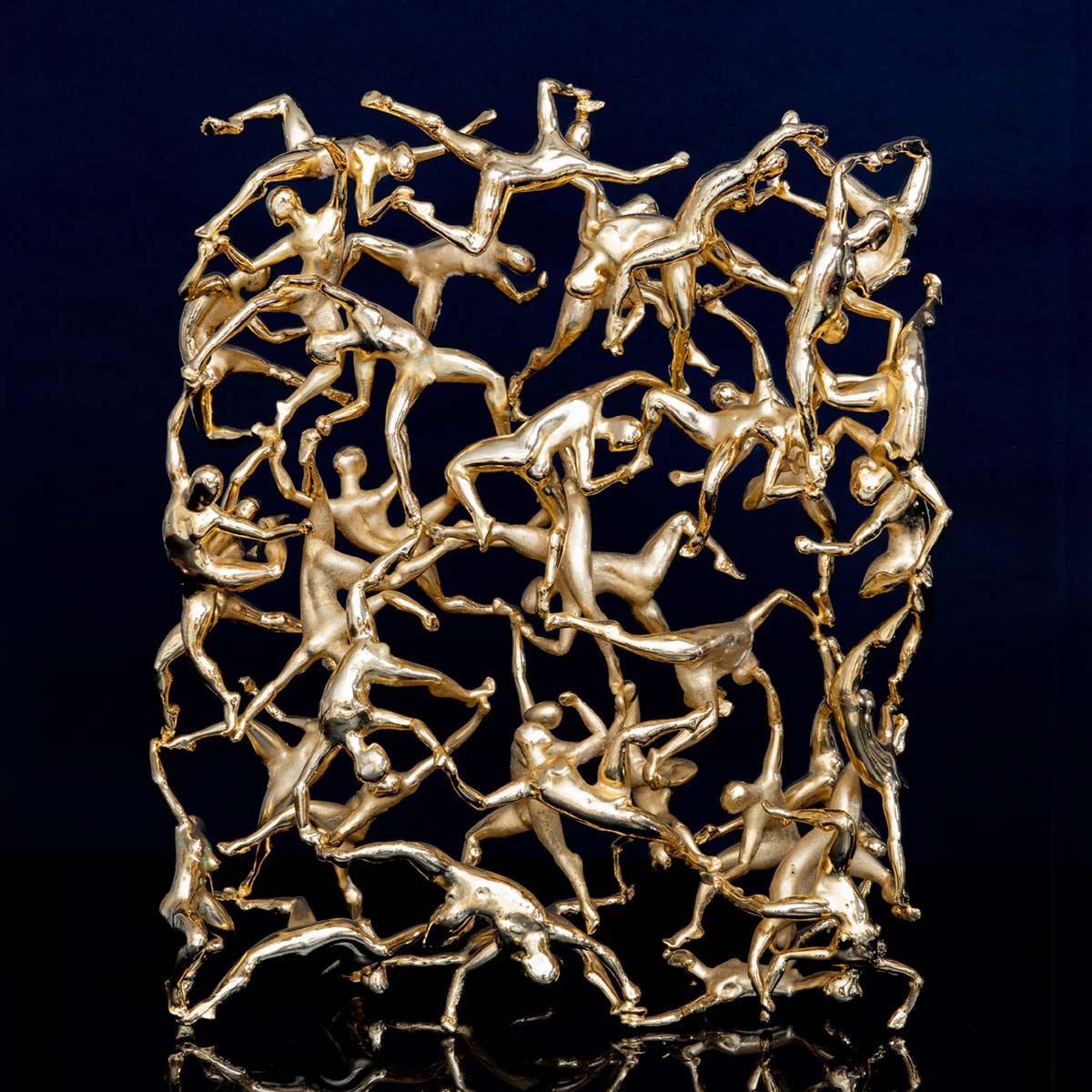 Bonaventura Bronze Wall Sculpture - Elegant Home Decor for Living Room, Office & Art Collection | Modern Abstract Art Piece
