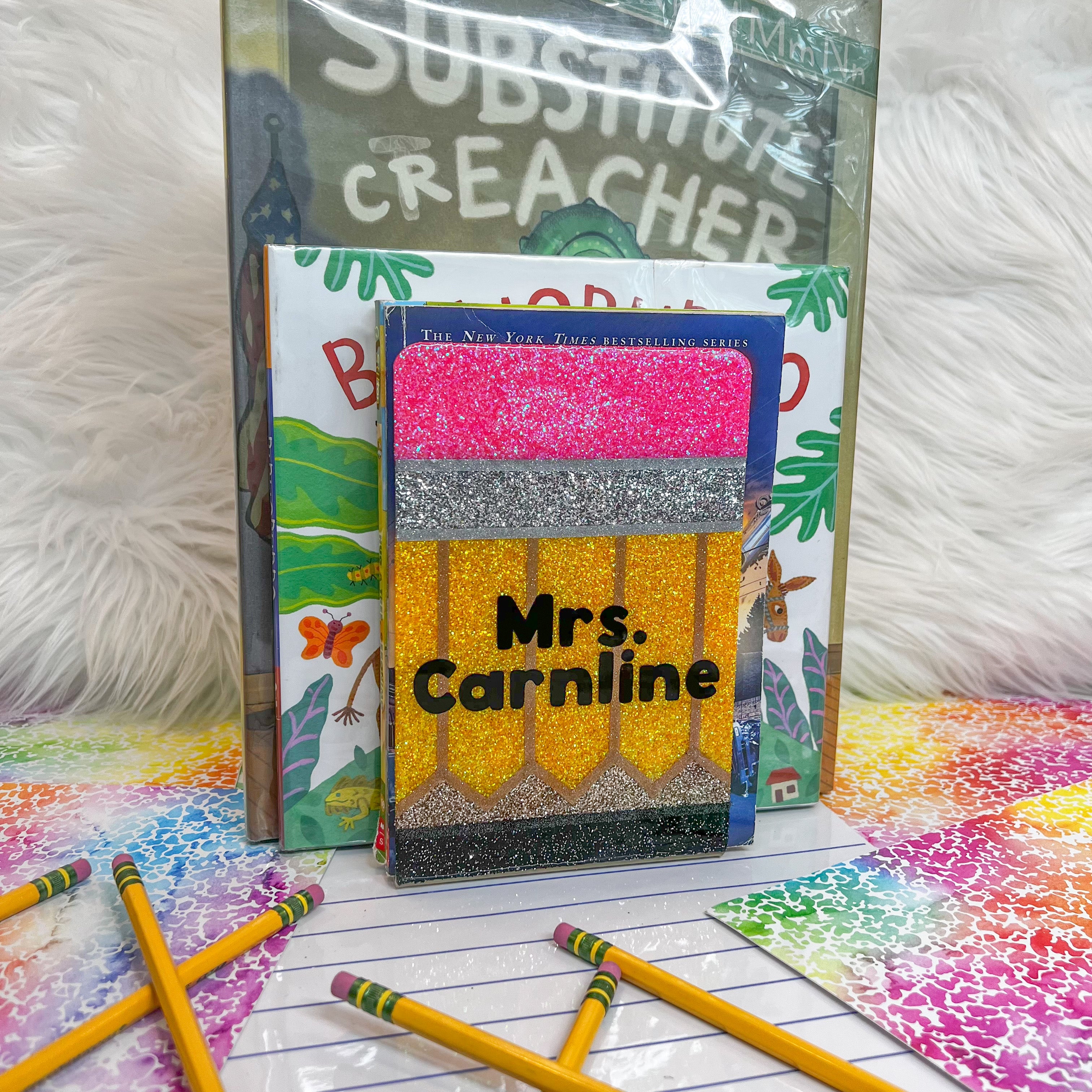 Bookends for Pencils - Decorative Book Holders for Office, School & Home Organization