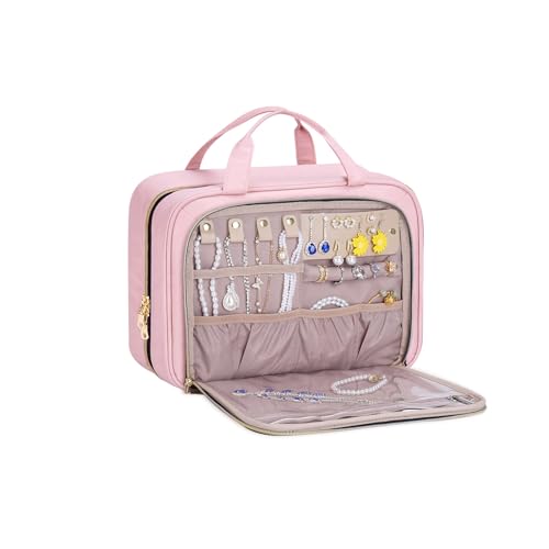 Pink with Jewelry Compartment