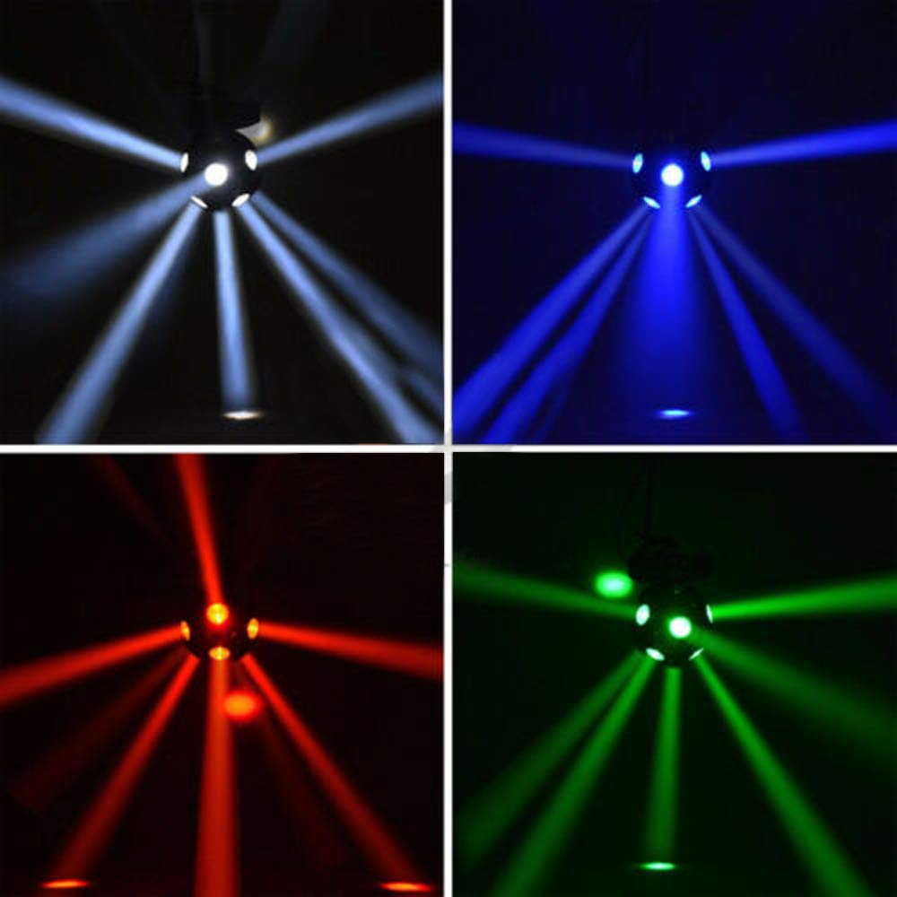 4-in-1 RGB Moving Head Light 120W - Professional DMX Stage Lighting for DJ, Club, Bar, Wedding & Concert - RGBWA+UV Beam Spot with Sound Active Mode for Dynamic Stage Effects