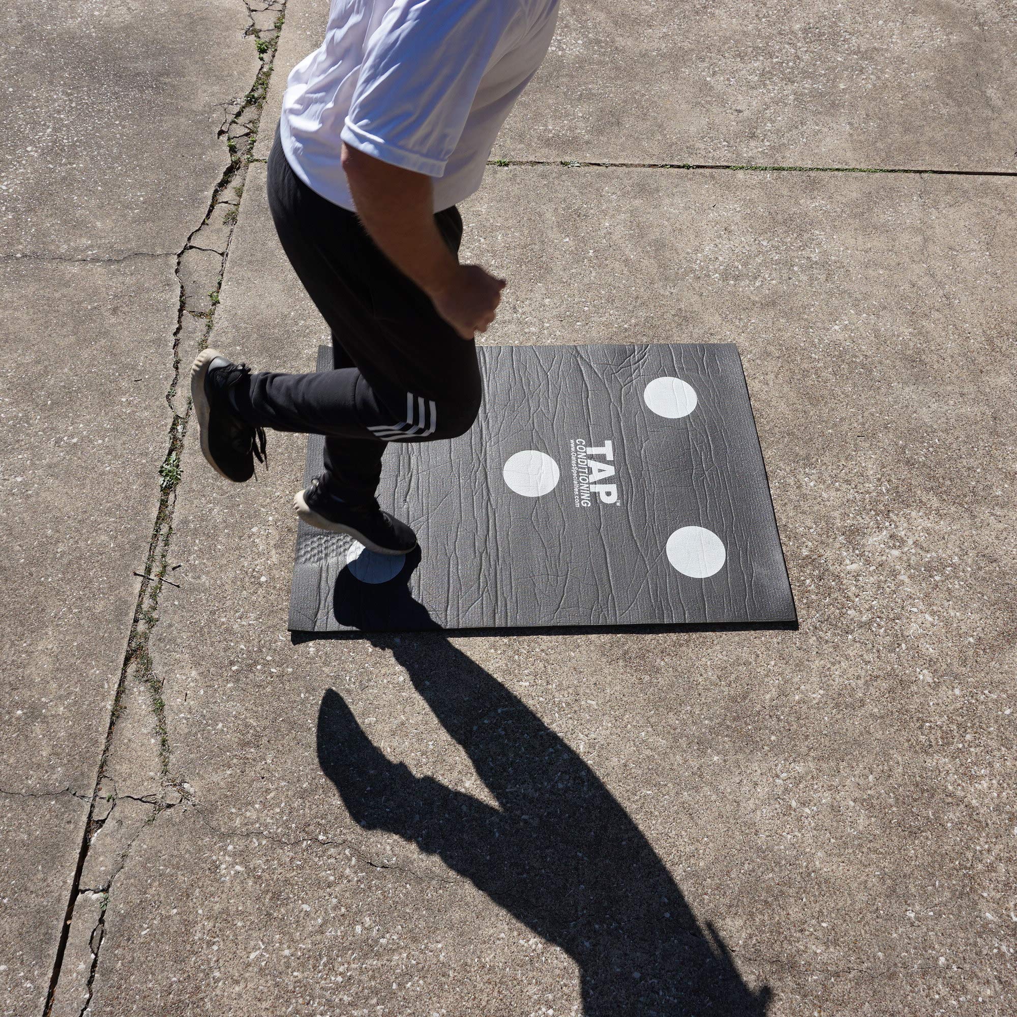 Premium TAP Dot Mat - Non-Slip Black Floor Protector for Furniture, Chairs & Tables - Ideal for Home, Office & Gym Use