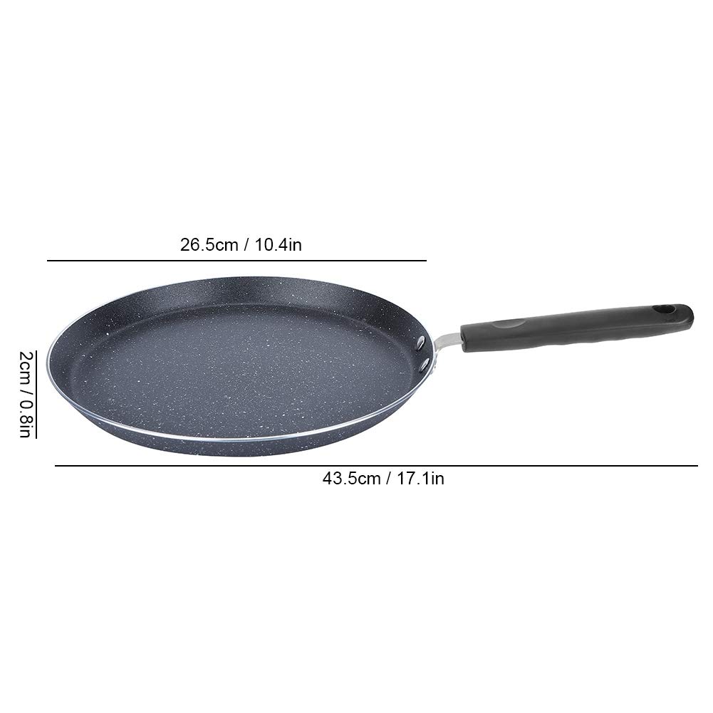 Joyzan Nonstick Crepe Pan - 10 Inch Aluminum Egg Frying Pan, Omelet Skillet & Pancake Maker - Induction Stove Compatible - Perfect for Roti, Tortillas, Dosa & Crispy Tawa - Ideal for Home Cooking, Breakfast & Indian Cuisine